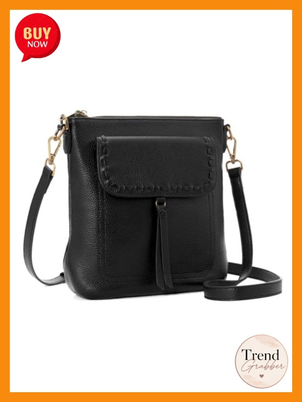 Genuine Leather Crossbody Bag RFID Anti-Theft Shoulder Purse